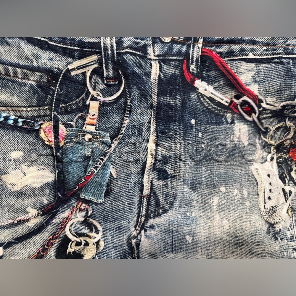 Acne studios Trompe L'oeil Cotton-Canvas Tote Bag $1063 NEW without tags - Picture 14 of 15